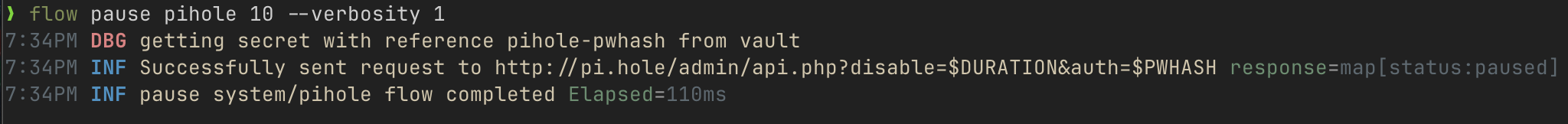 PiHole Executable Logs